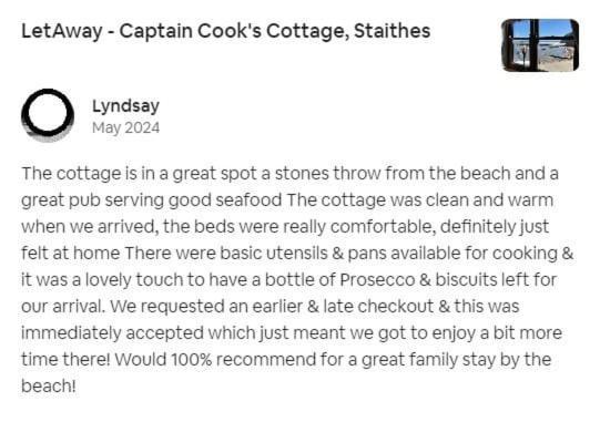Letaway - Captain Cook'S Cottage, Staithes Luaran gambar